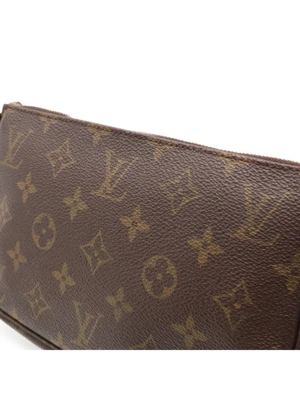 Louis Vuitton Monogram Pochette Soir Pouch Handbag Party